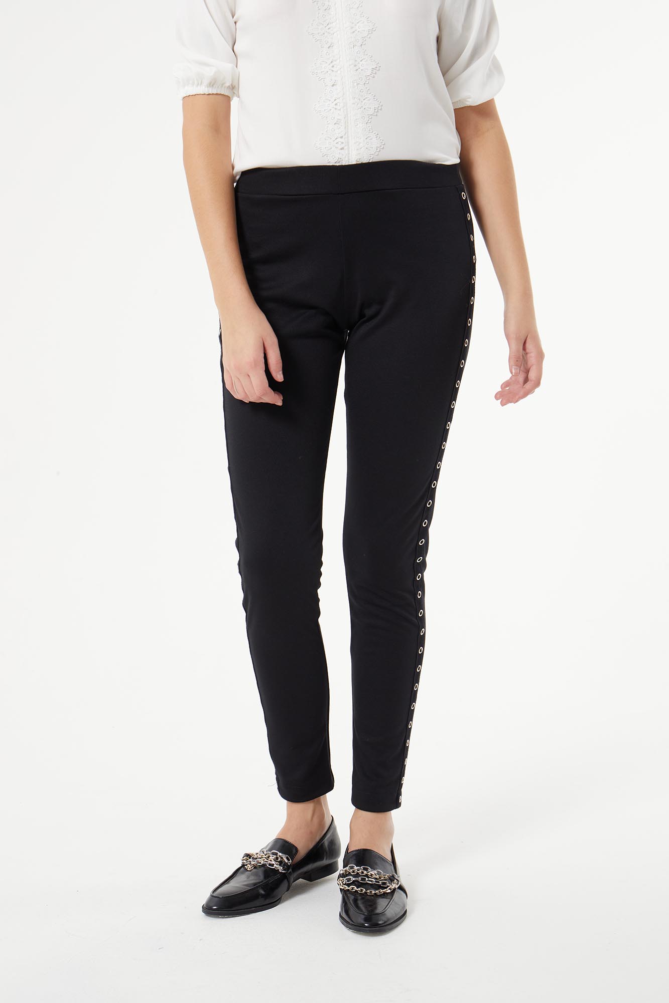 PANTALON PLECTRUM NEGRO