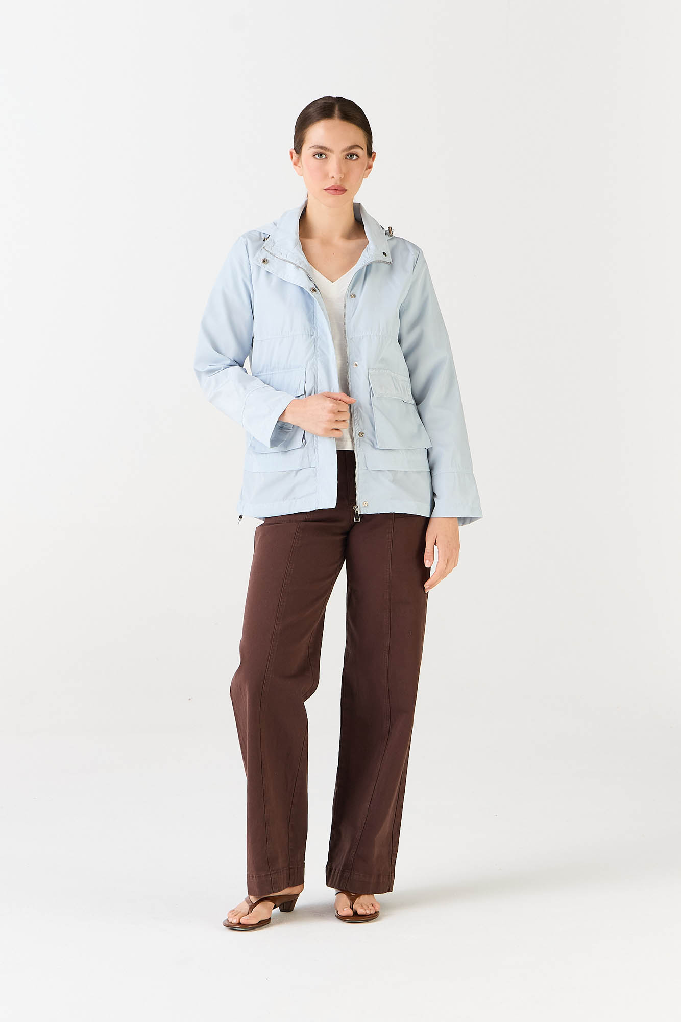 CAMPERA ICA  CELESTE