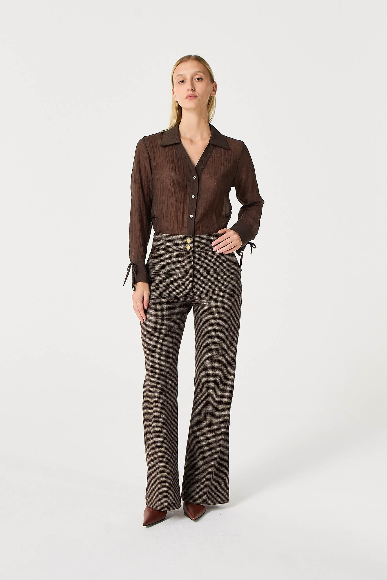 CAMISA SITAR CHOCOLATE