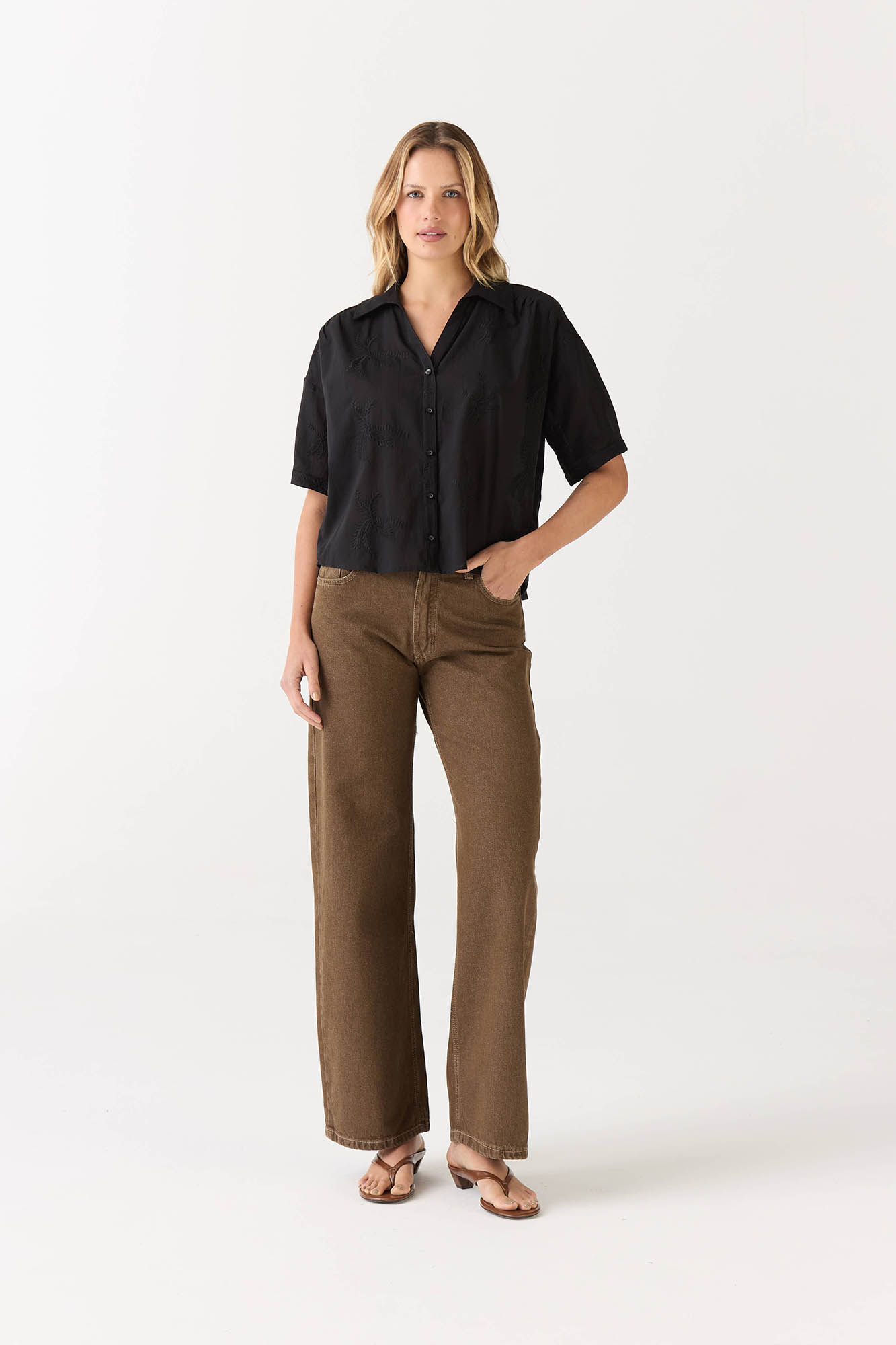 BLUSA CHARDON NEGRO
