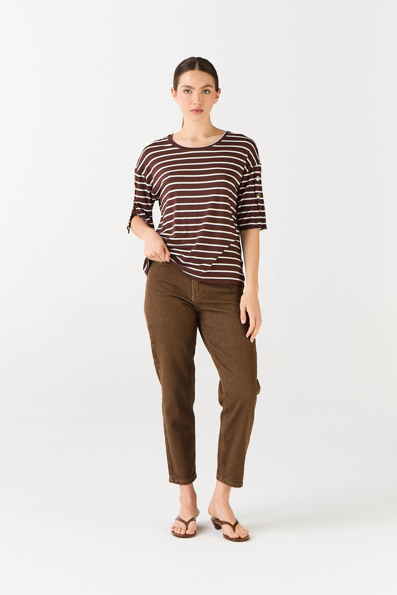 REMERA KLEBER  CHOCOLATE