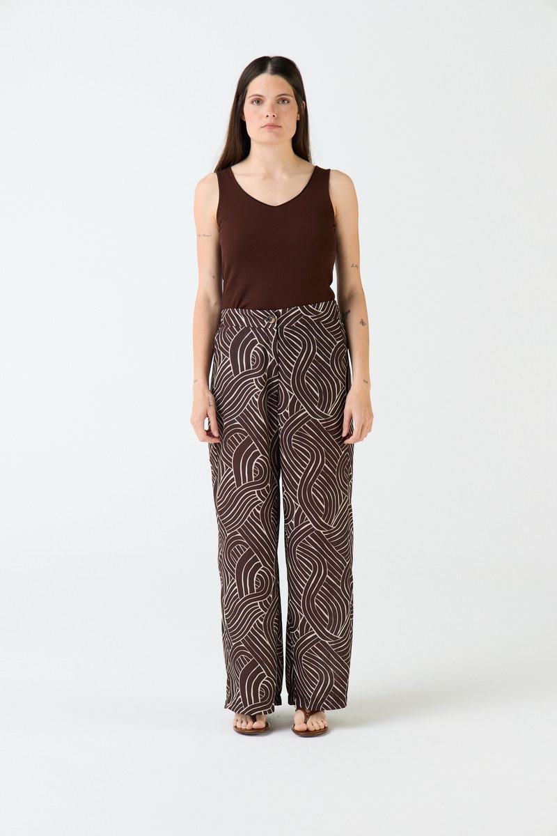 PANTALON MARGOT CHOCOLATE