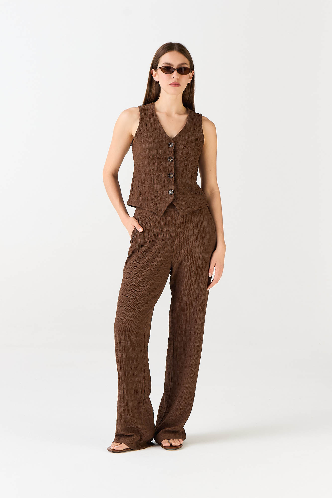 PANTALON DANELLA  CHOCOLATE