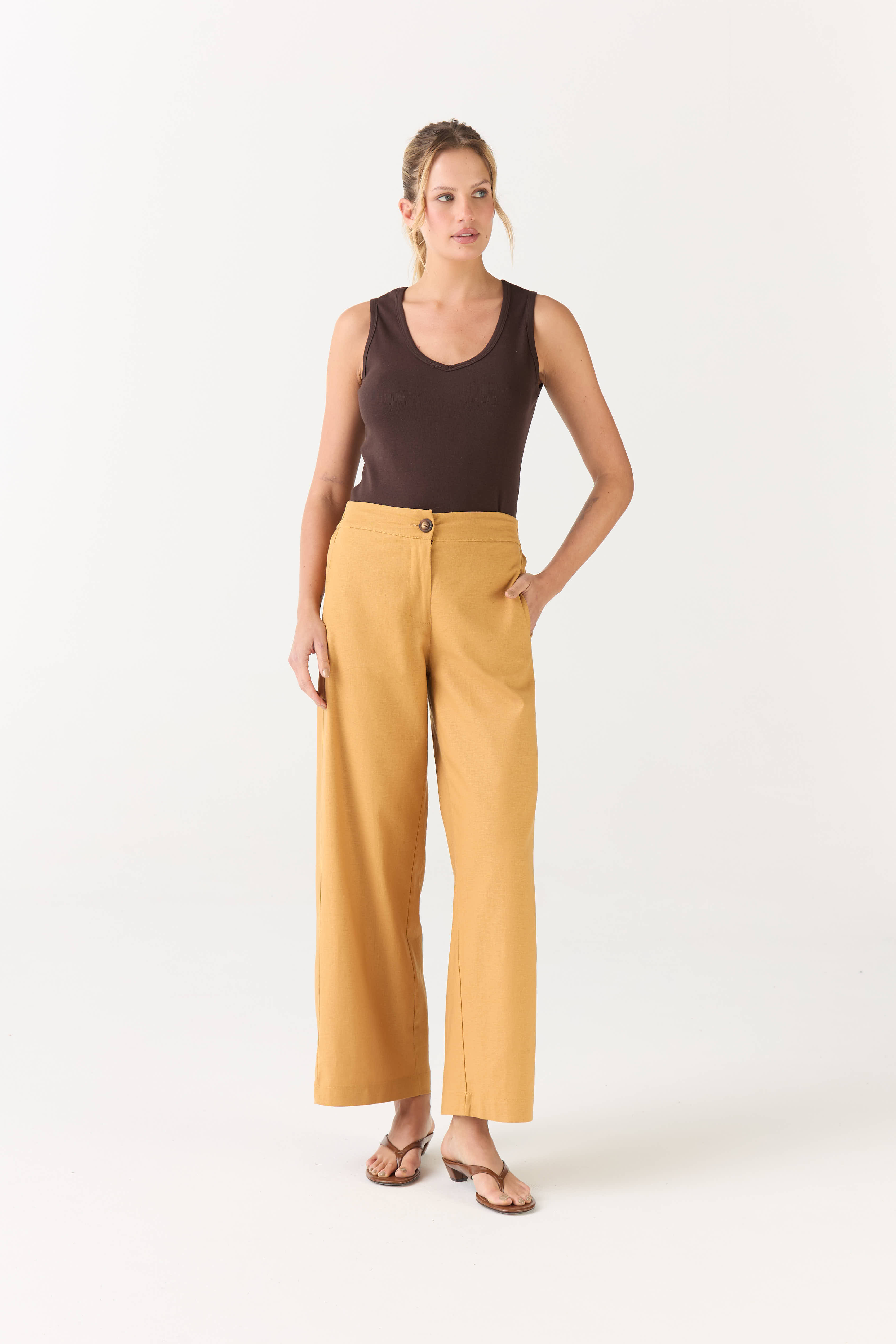 PANTALON CECIL CAQUI