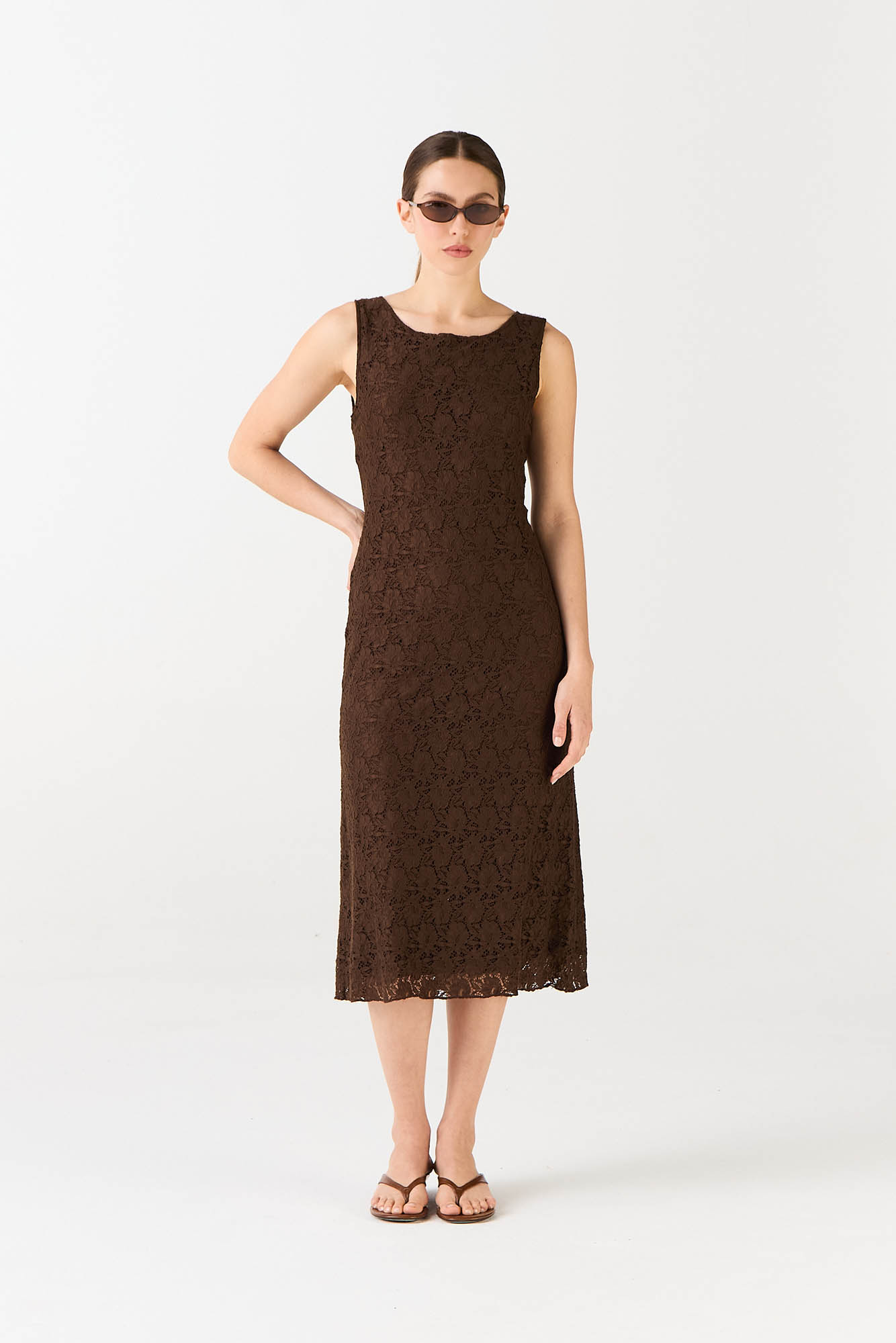 VESTIDO CINTIA CHOCOLATE