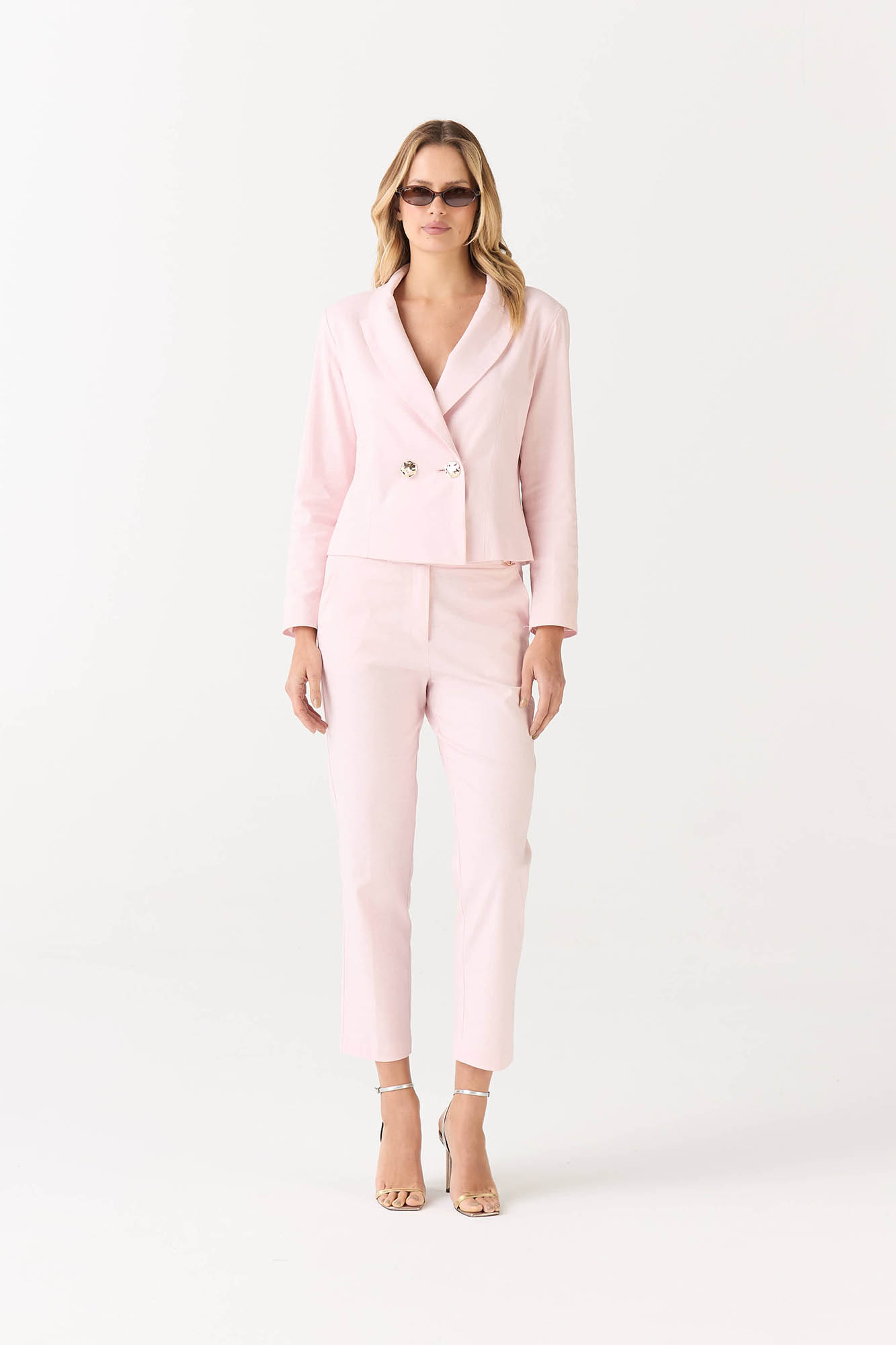 BLAZER BLANCHE  ROSA
