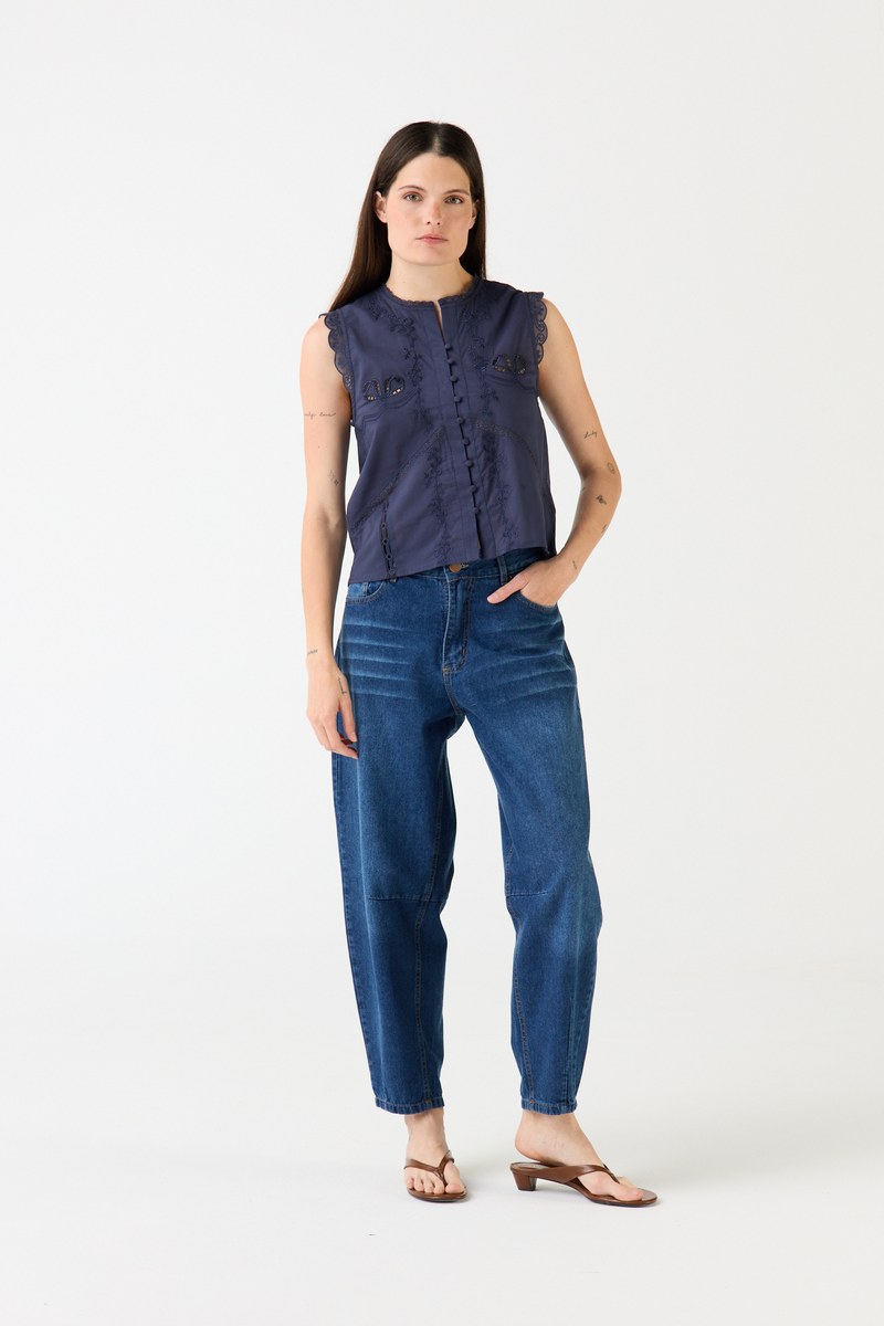 BLUSA JUNIN MARINO