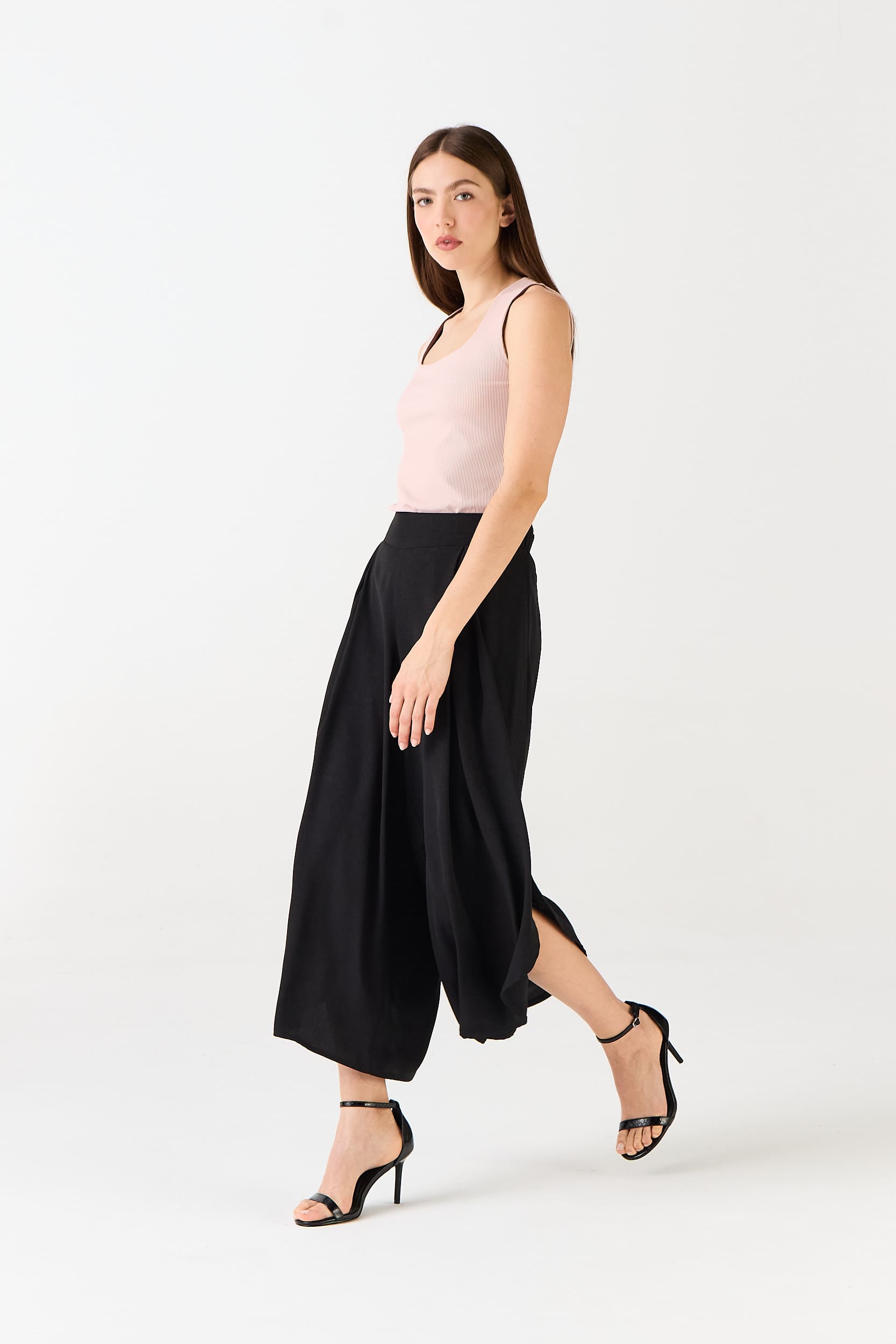 PANTALON TUBA NEGRO