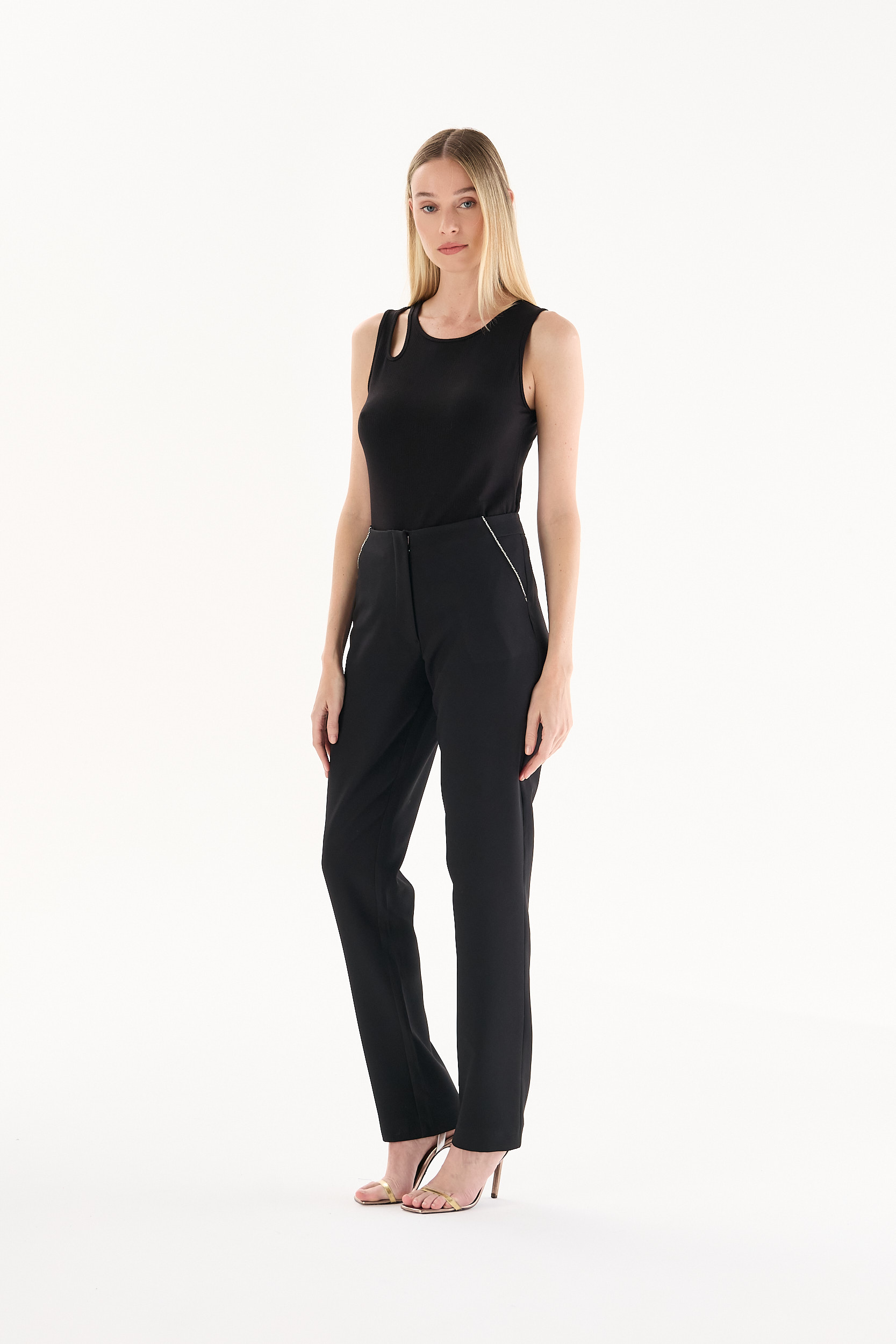 PANTALON SALOTTI NEGRO