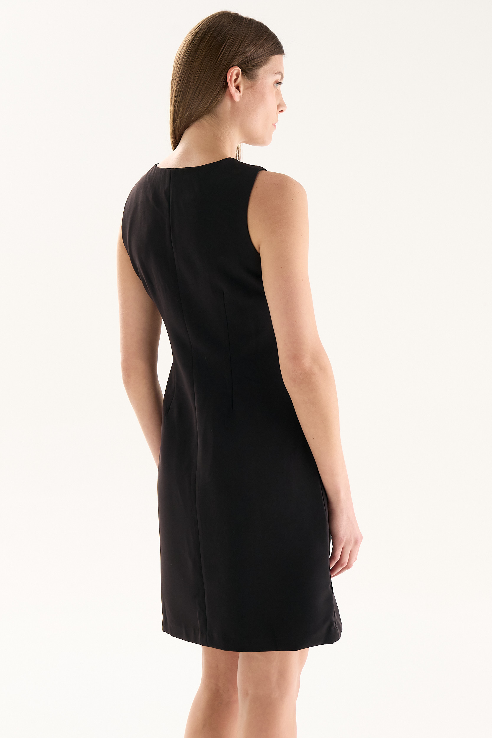 VESTIDO AZUL NEGRO