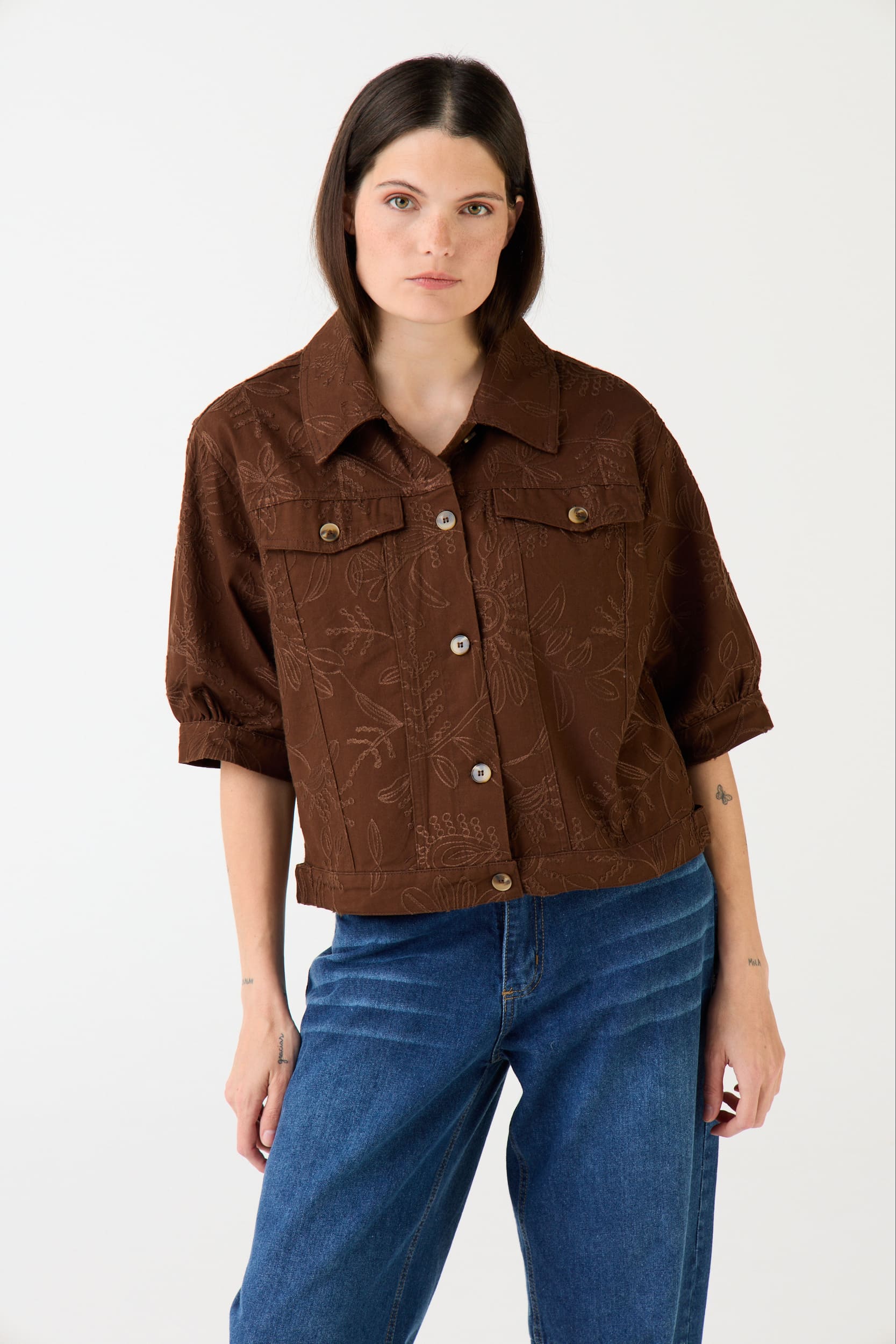 CHAQUETA MONOPOLI CHOCOLATE